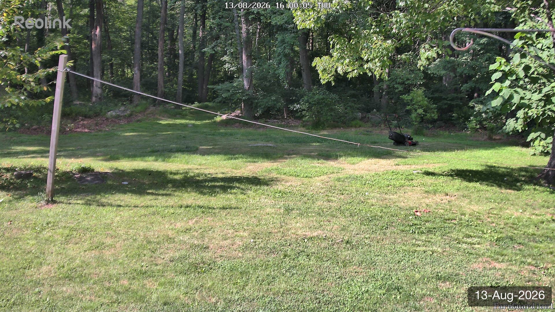 Yard on 13-Aug-2026, Evening